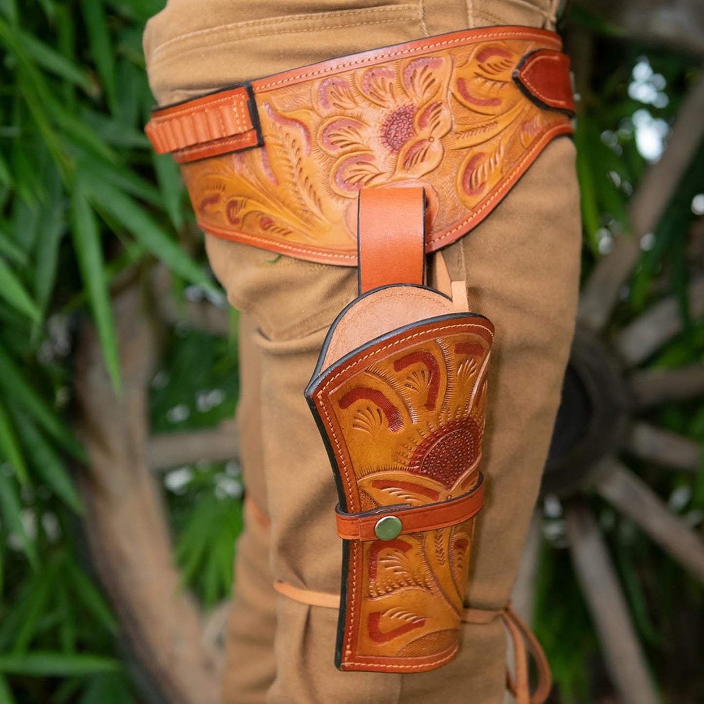 Hulara Leather Gun Holster Belt – Heritage Rough Rider