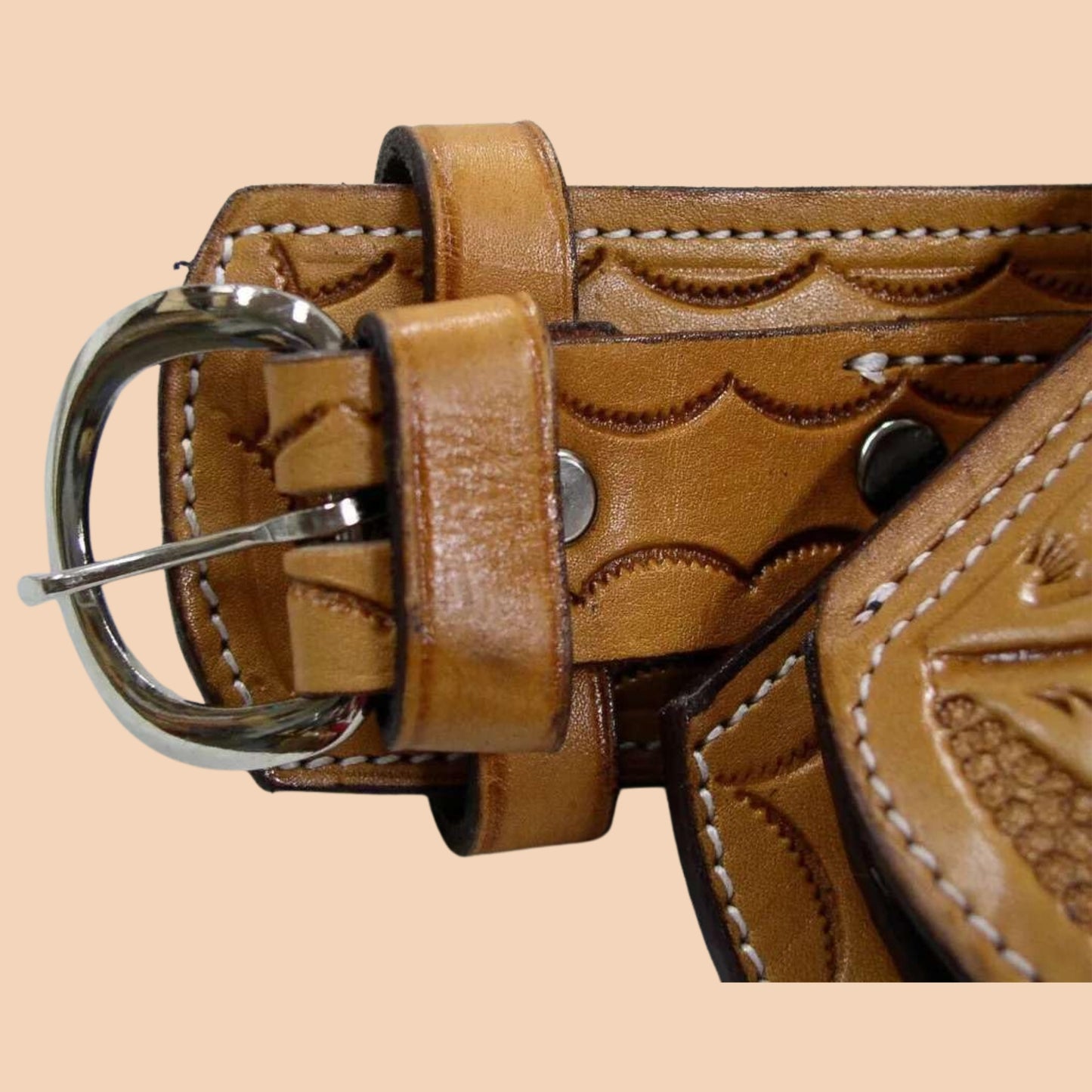 Handcrafted Leather Holster Belt – Western Fast Draw Sixgun Style