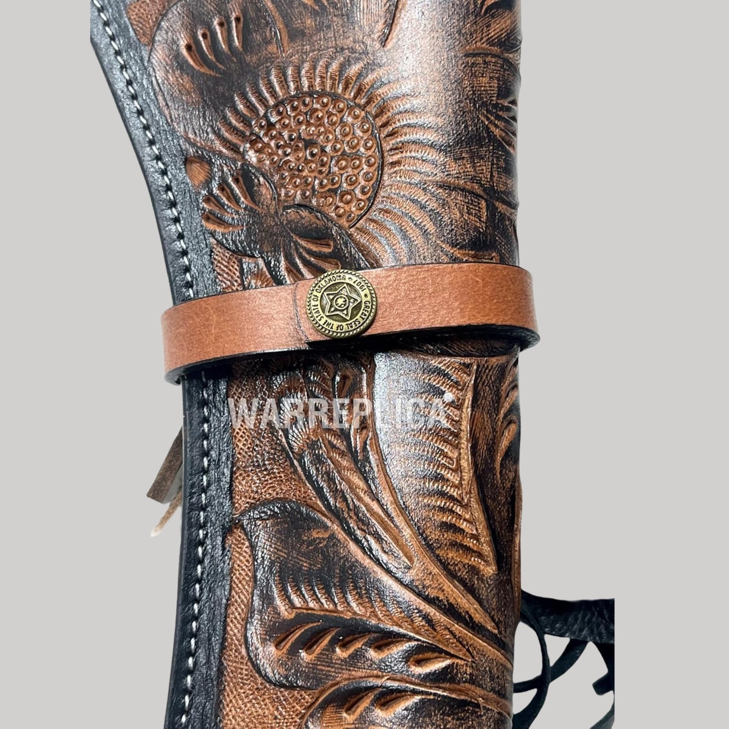 Western Leather Gun Holster for Heritage Rough Rider