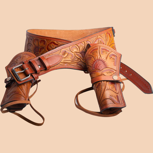 Hulara Leather Gun Holster Belt – Heritage Rough Rider